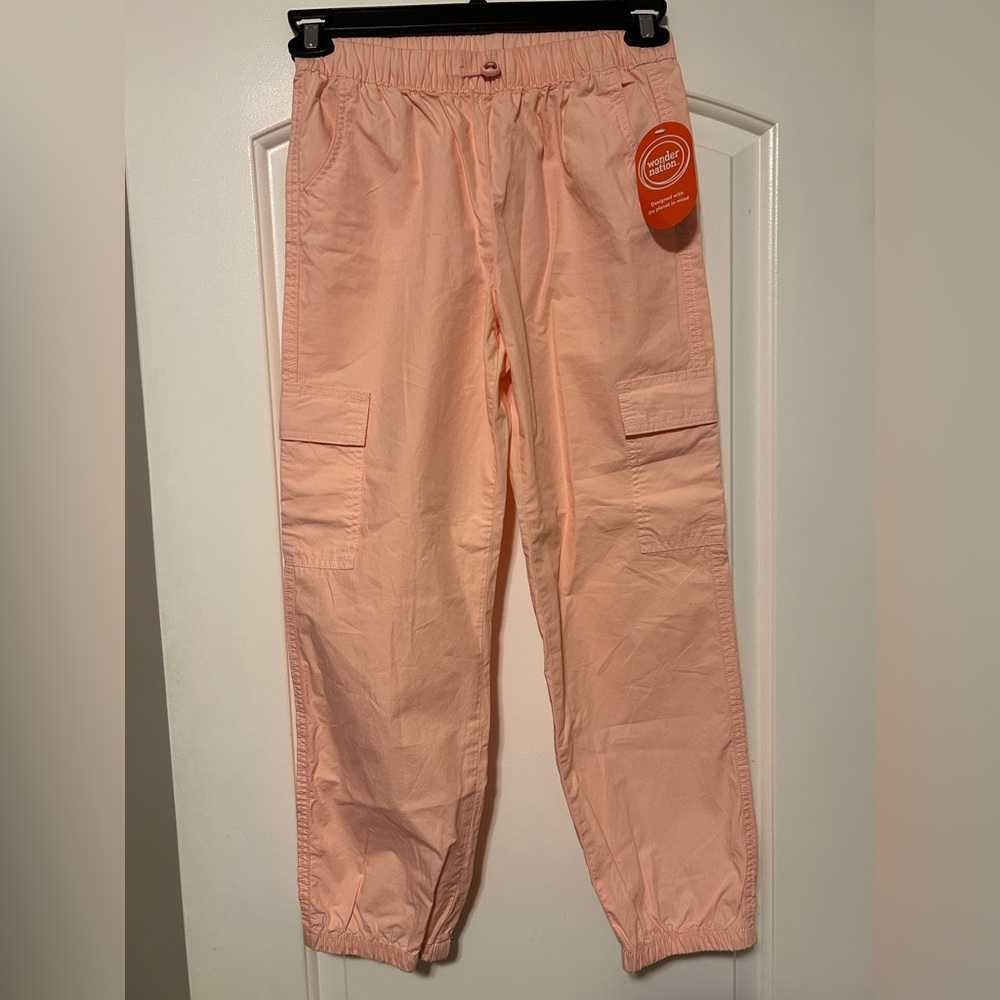 Pink Cargo Pants - Girls 10/12